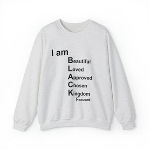 I am Black Woman Unisex Heavy Blend™ Crewneck Sweatshirt