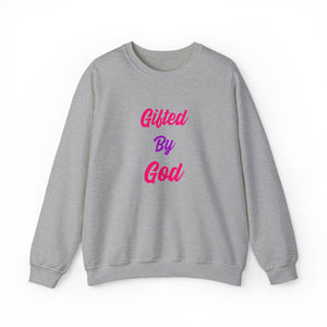 Gifted By God Pink Unisex Heavy Blend™ Crewneck Sweatshirt