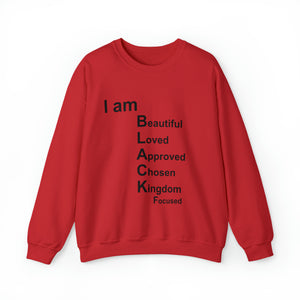 I am Black Woman Unisex Heavy Blend™ Crewneck Sweatshirt