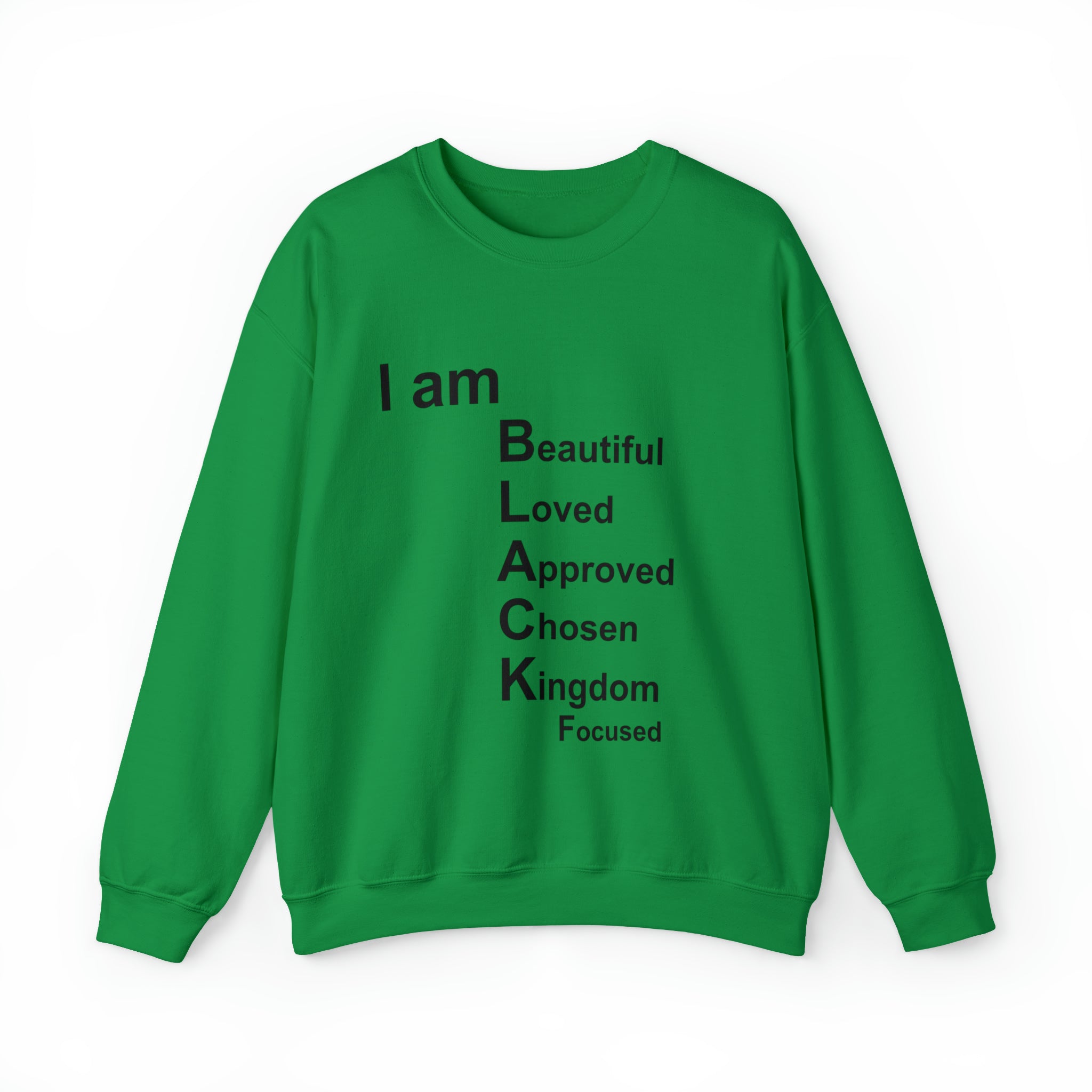 I am Black Woman Unisex Heavy Blend™ Crewneck Sweatshirt