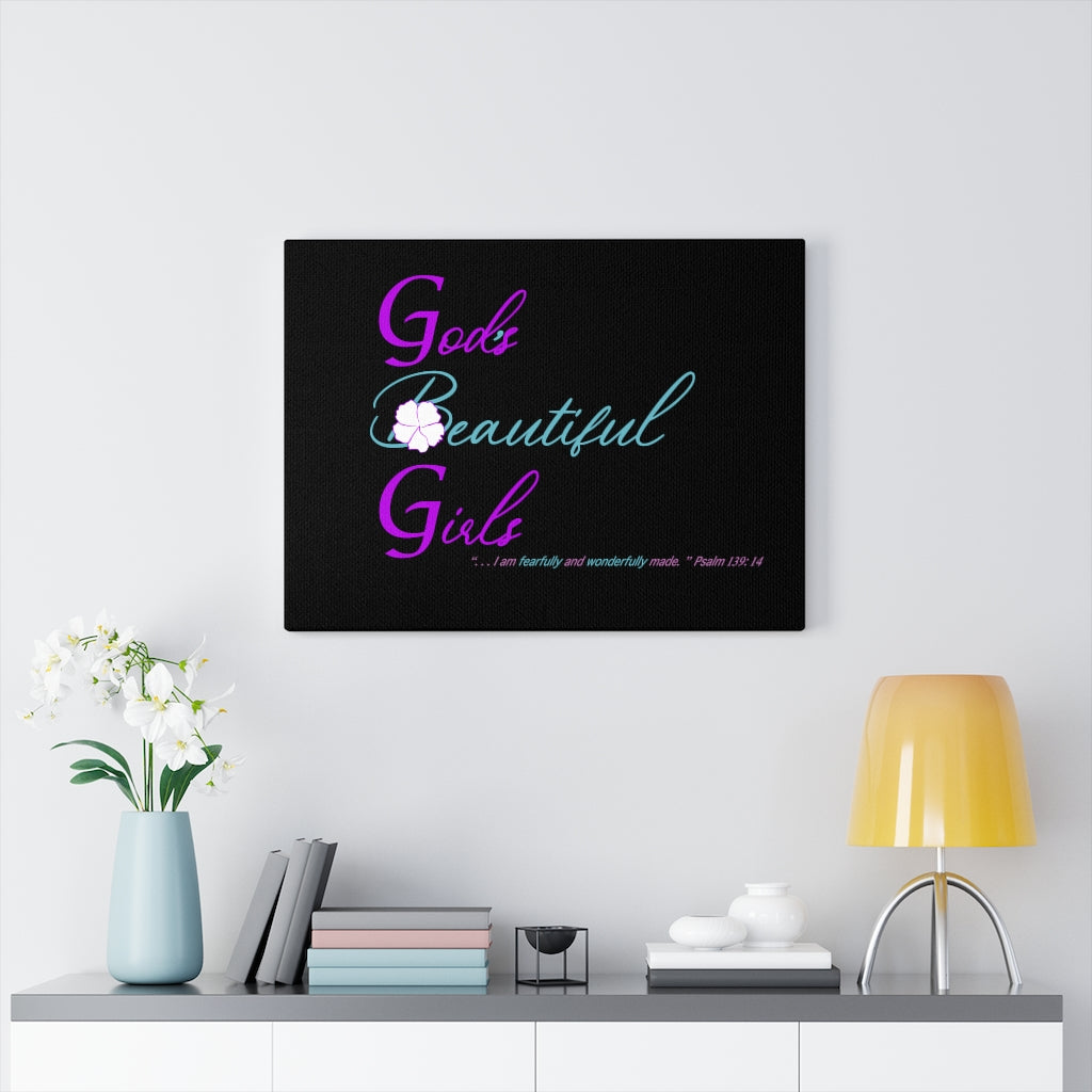 God's Beautiful Girls Canvas Gallery Wraps