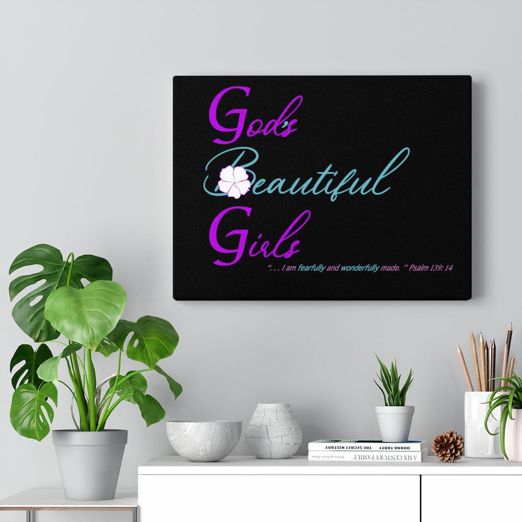 God's Beautiful Girls Canvas Gallery Wraps