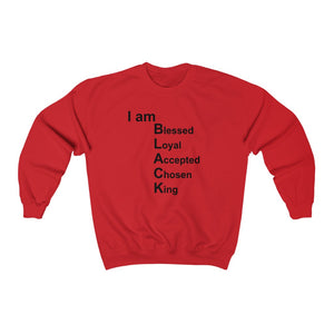 I Am Black King Unisex Heavy Blend™ Crewneck Sweatshirt